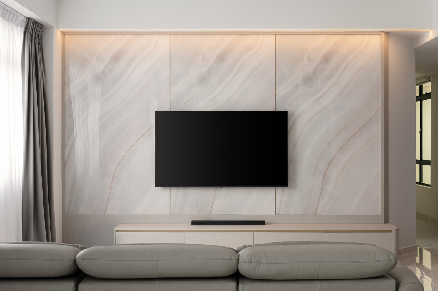 D'Initial Concept - Modern / Contemporary - Living Area - Resale Condo - $300,000