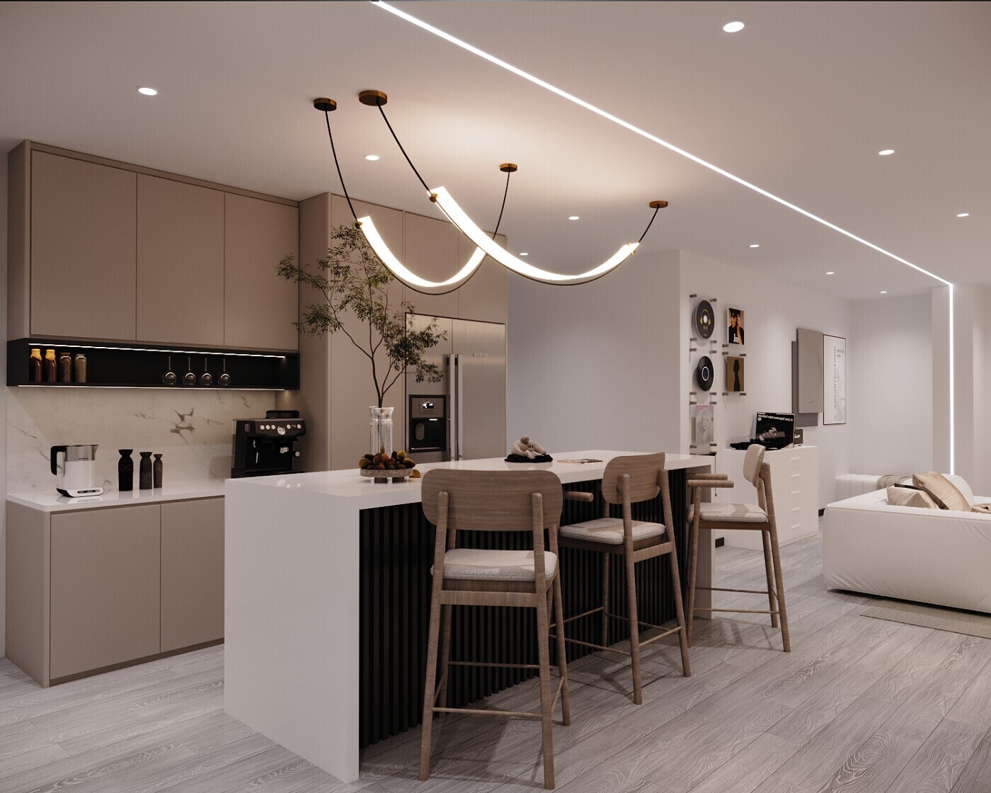 MYD Pleasant Home Design - Modern / Contemporary - Kitchen area - Resale HDB - $75,000