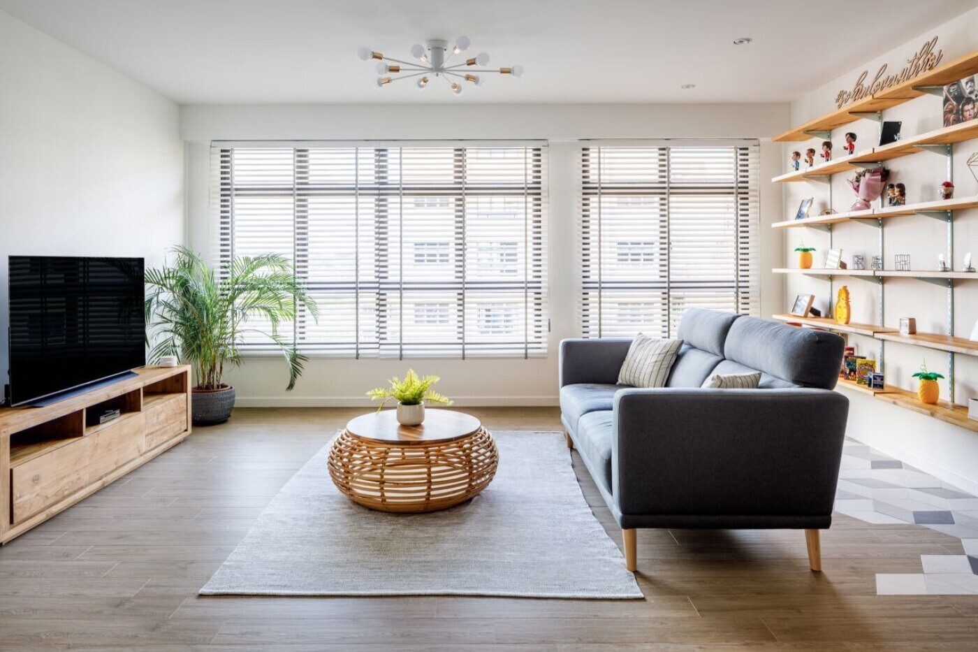 QB Concept - Minimalistic / Scandinavian - Living room - Resale HDB - $50,000