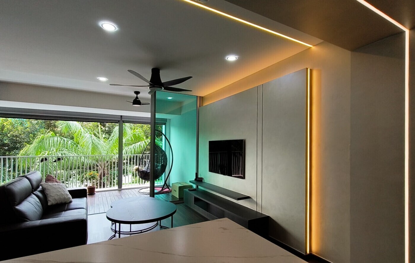 Liya Interior Design - Modern / Contemporary - Living room - Resale Condo - $81,800