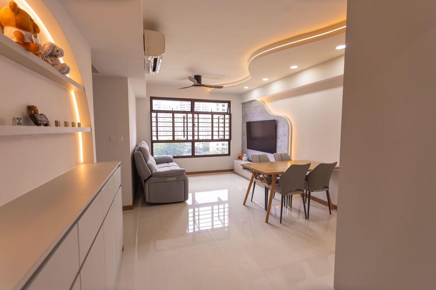 Mercurial Interior Design - Minimalistic / Scandinavian - Living - New HDB - $35,000