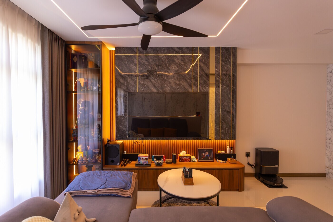 Mercurial Interior Design - Modern / Contemporary - Living Room - New HDB - $59,000