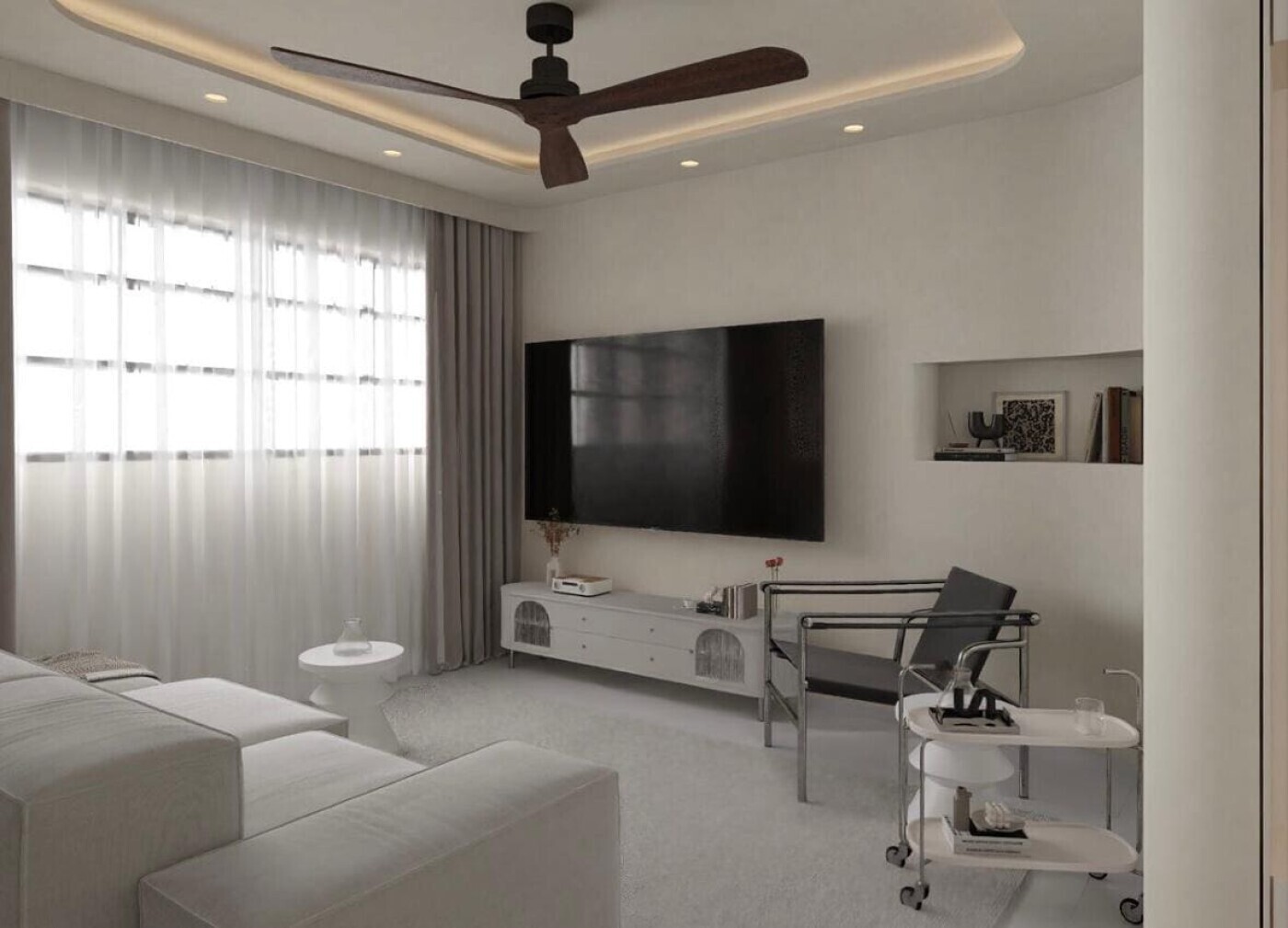 Joust Interior Design Studio - Modern / Contemporary - Living Room - Resale HDB - $40,000
