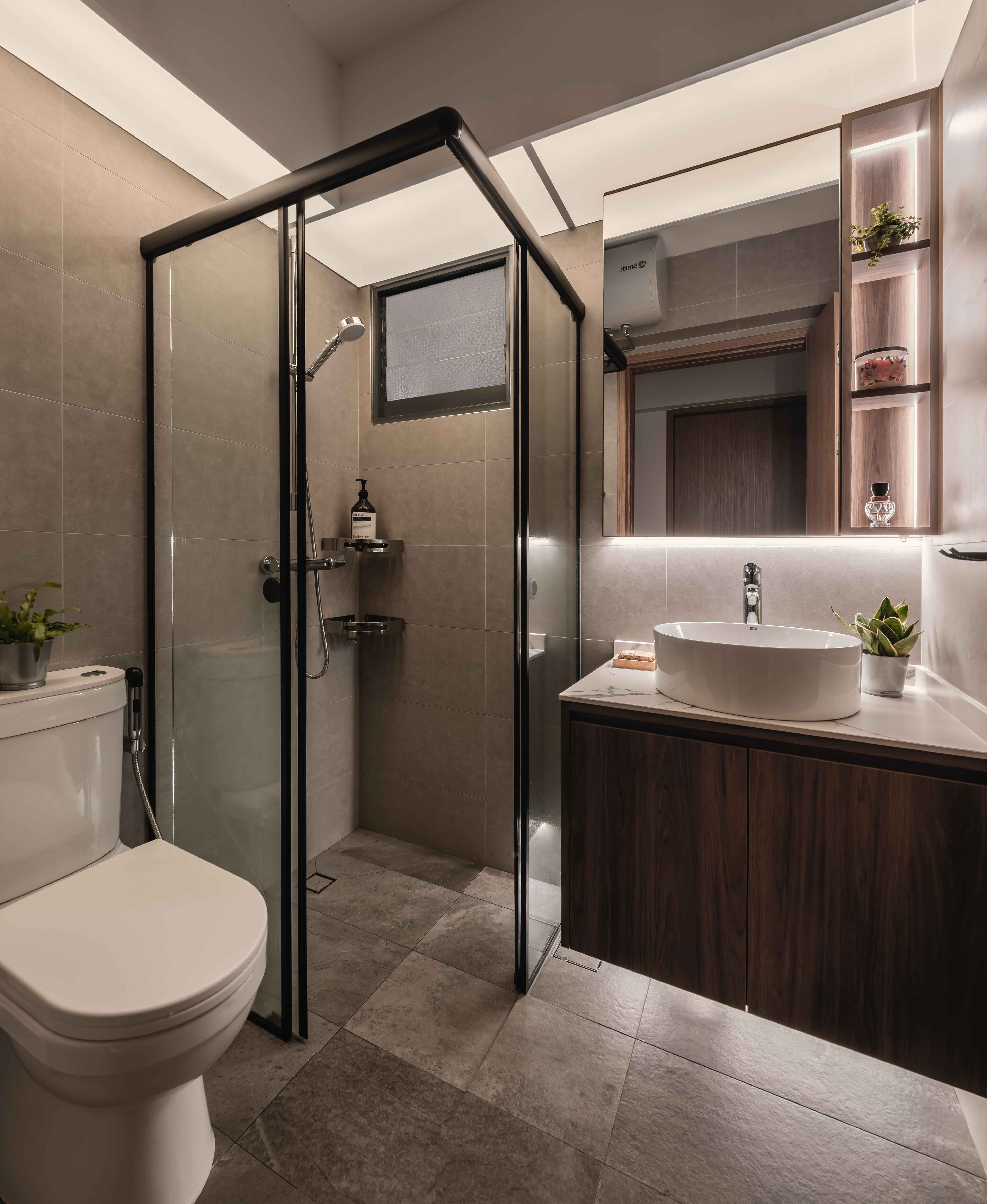 Starry Homestead - Modern / Contemporary - Common Bathroom - New HDB - $60,000