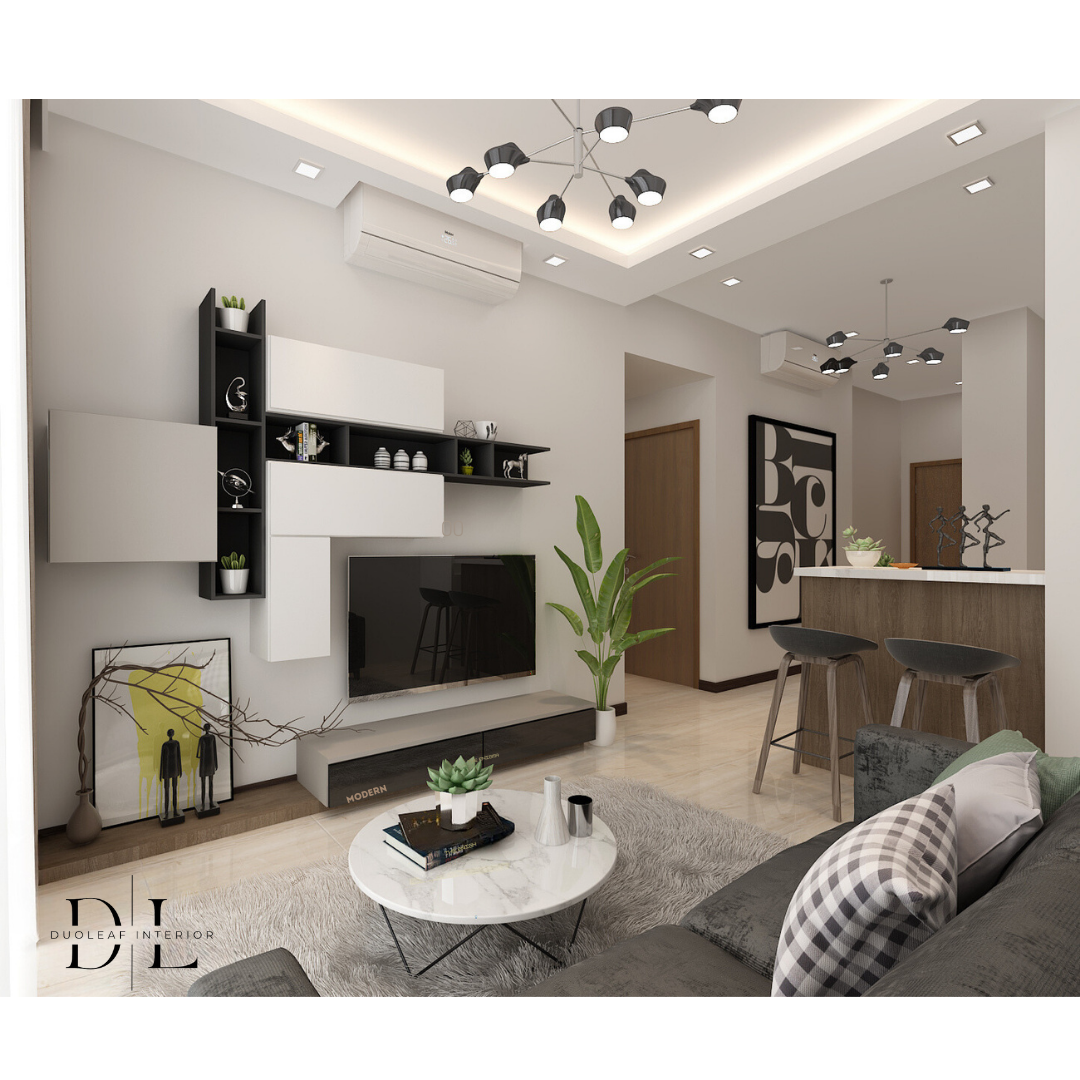 QB Concept - Minimalistic / Scandinavian - KingsFord Waterbay , Living 2 - New Condo - $25,000
