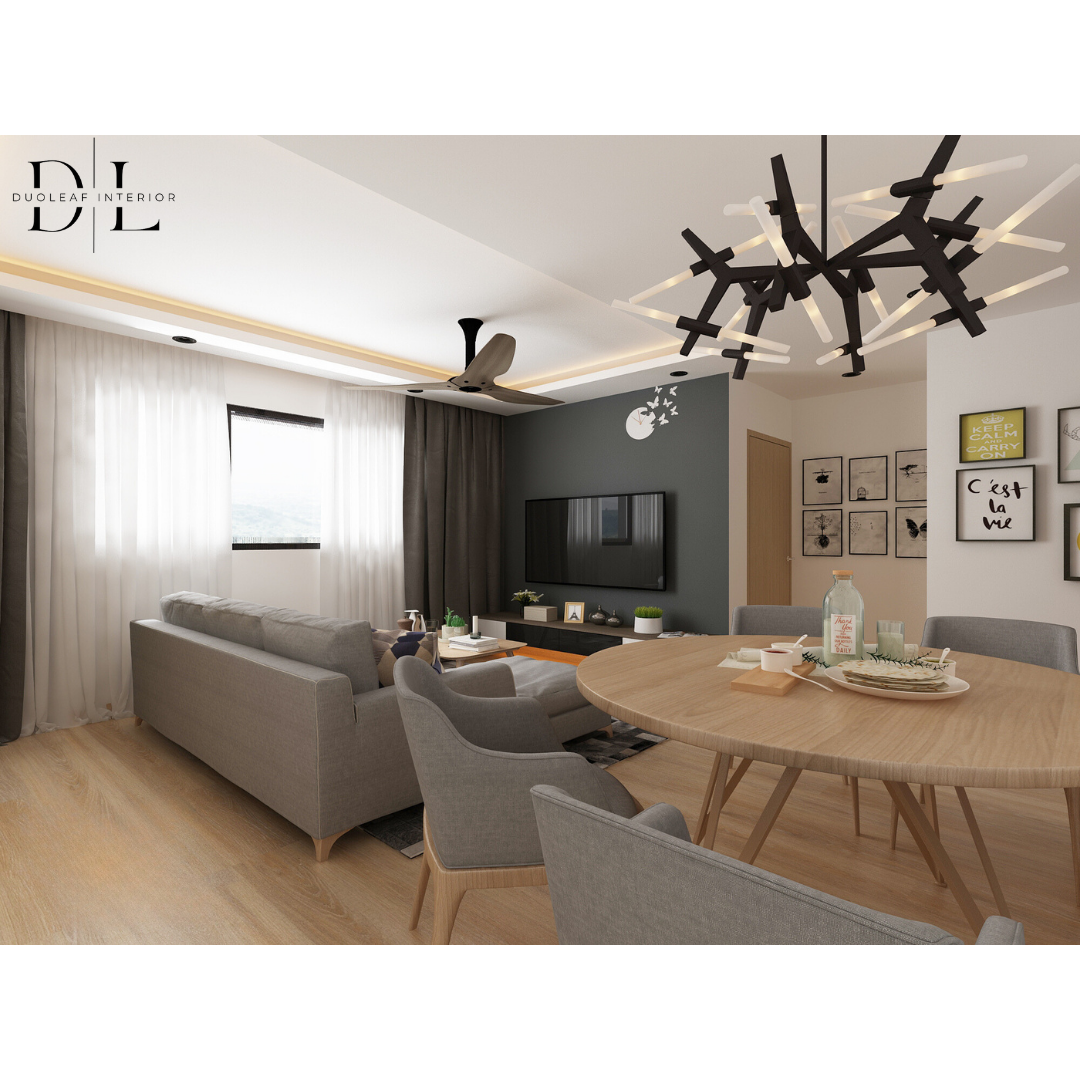 D'intérieur Design  - Minimalistic / Scandinavian - 303B Anchorvale Link - HDB 3 Bedrooms, Living 1.1 - Resale HDB - $20,000