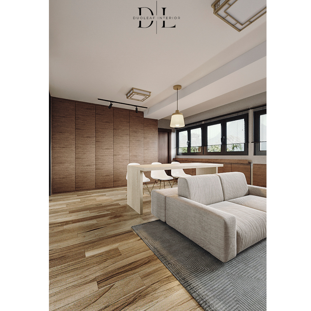 Duoleaf Interior - Industrial / Raw - 2 Queen Road - Dining - Resale HDB - $70,000