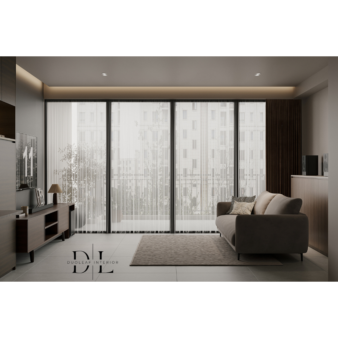 Duoleaf Interior - Industrial / Raw - Lake Vista - Living - Existing HDB - $15,000