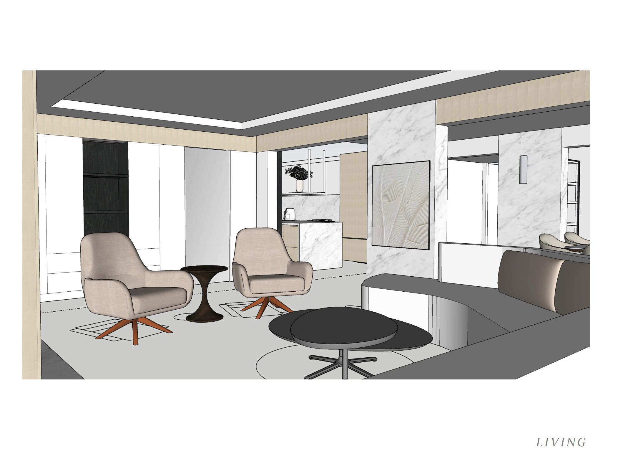 I Pro Build & Design - Modern / Contemporary - Living Room - Resale HDB - $210,000