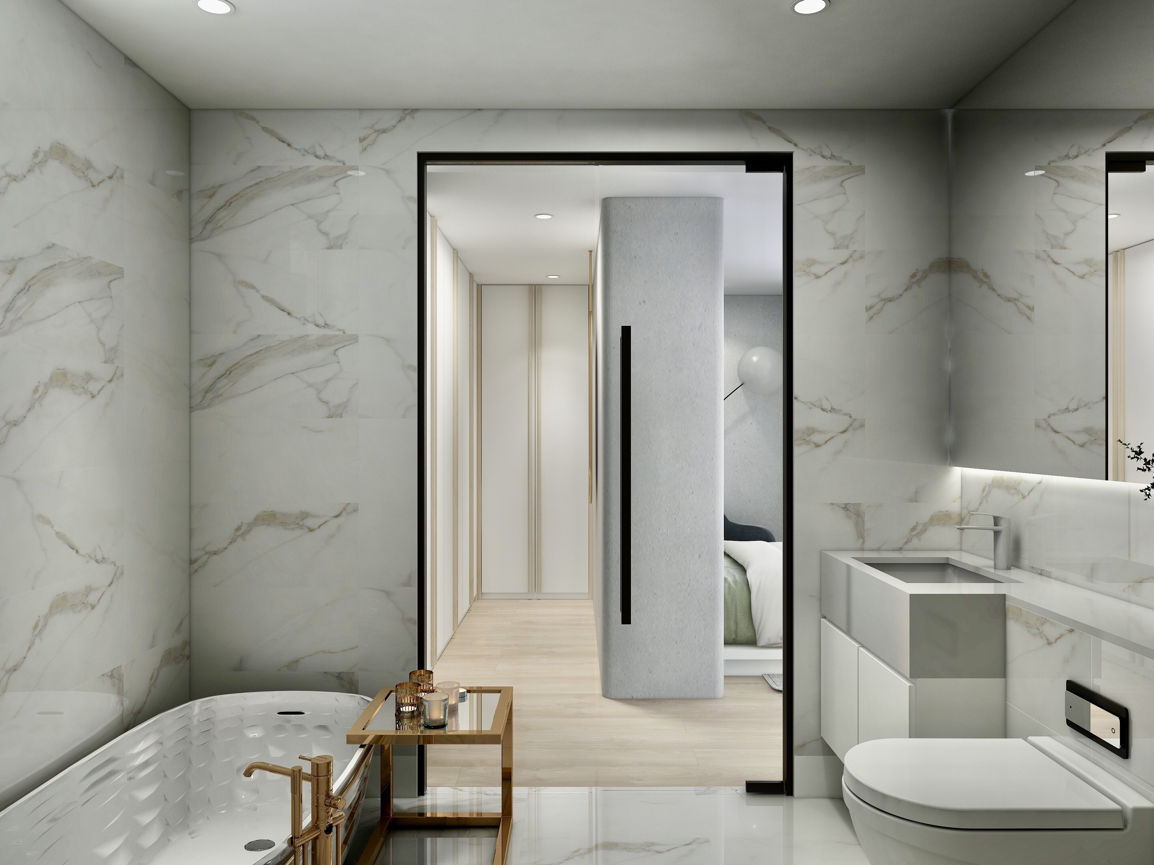 Project L Studio - Modern / Contemporary - Master Bathroom - Resale HDB - $82,800