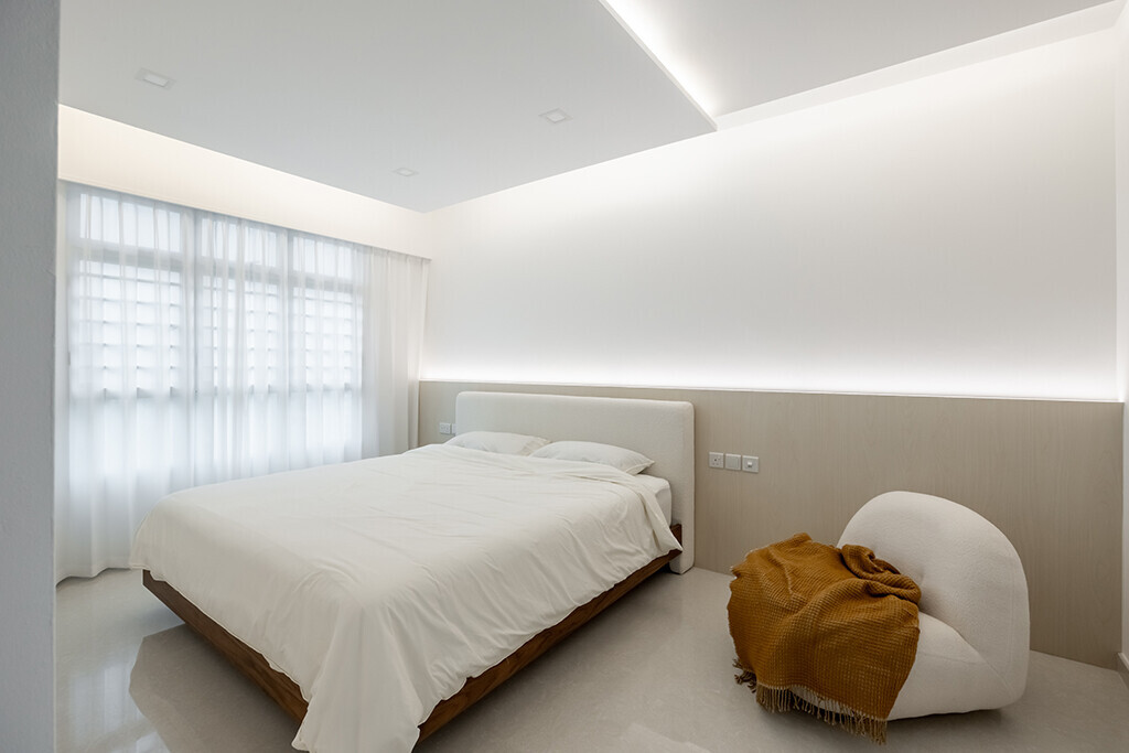 Blank Interior - Modern / Contemporary - Bedroom 1 - Resale HDB - $25,000