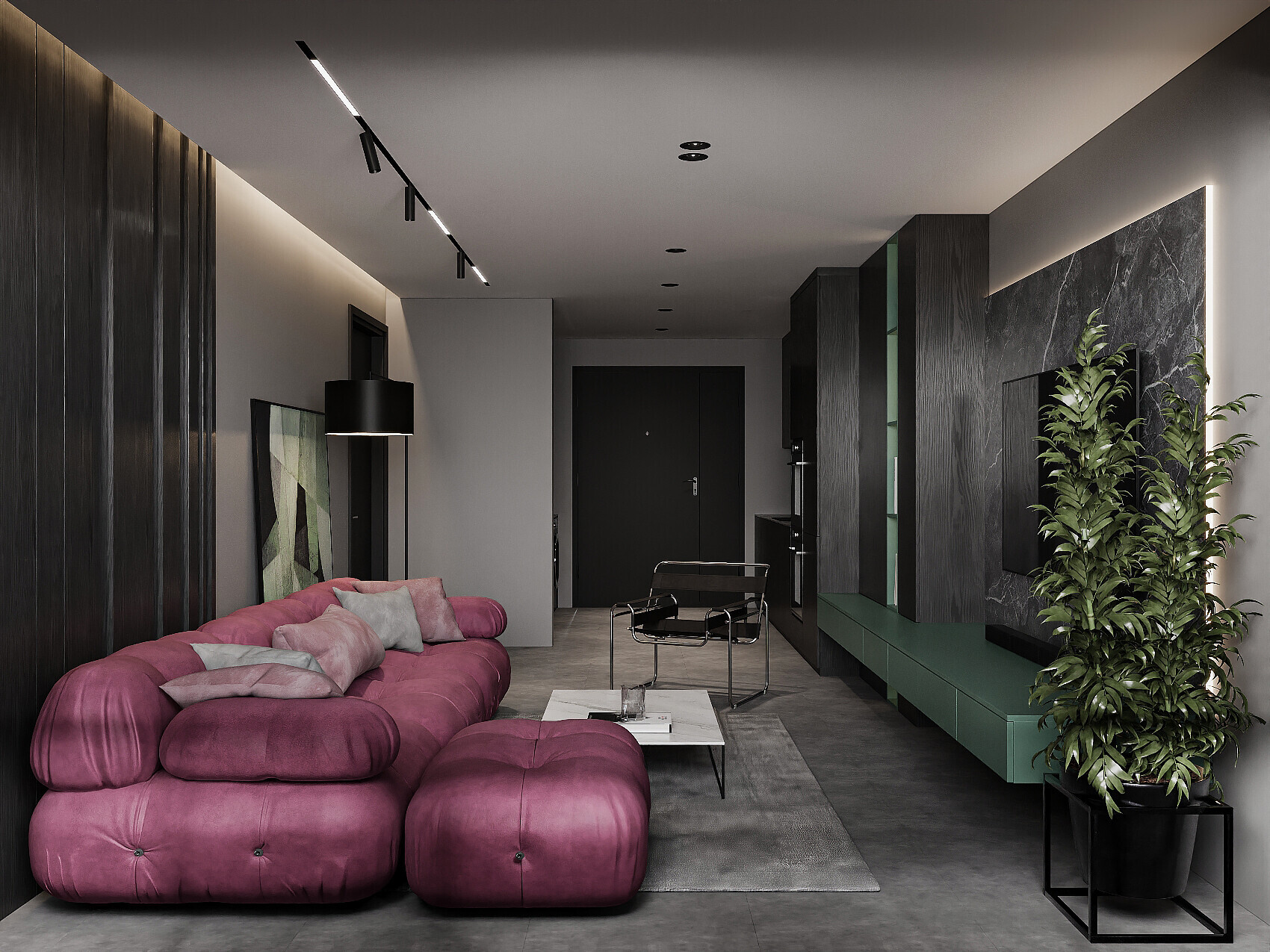 Commute Design Studio - Luxury / Glamorous - Living - Resale Condo - $35,000