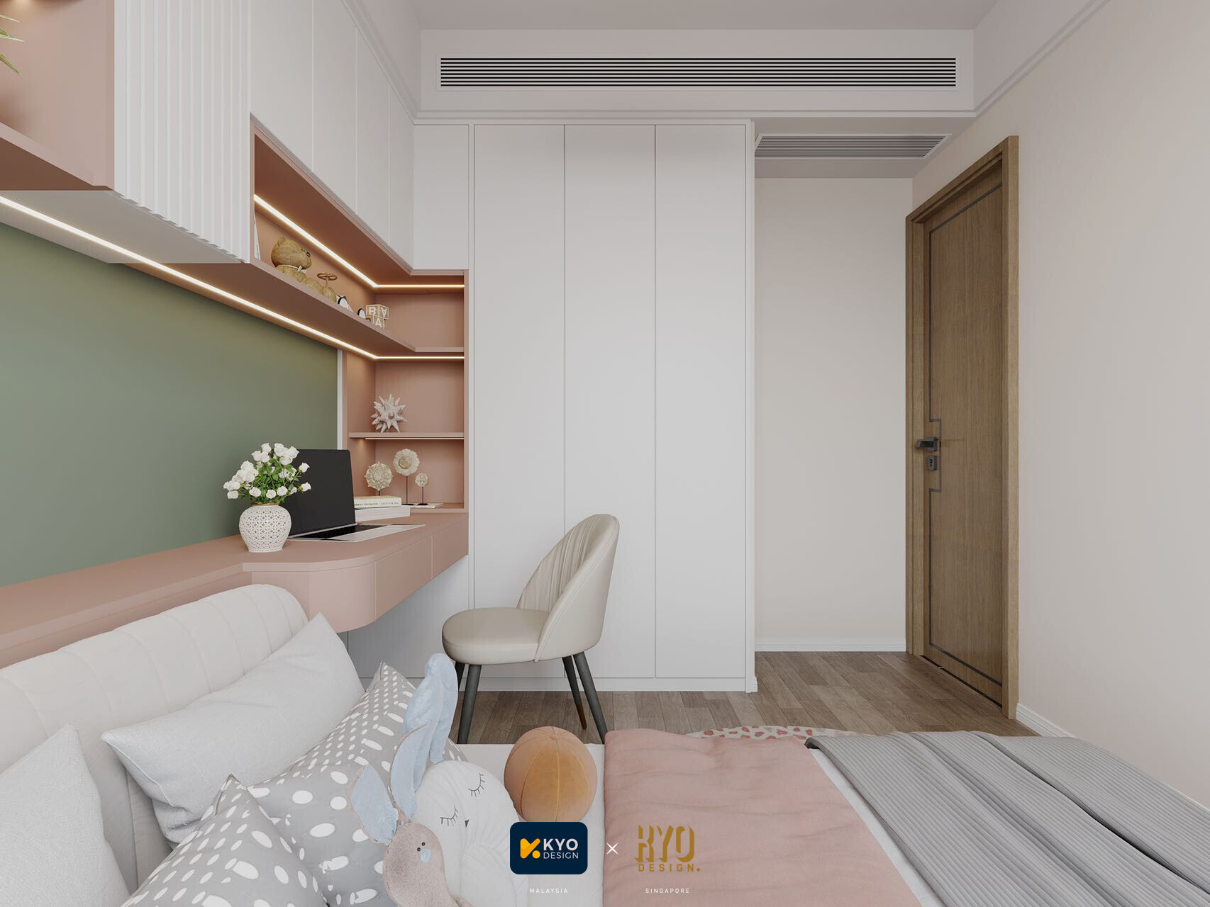 Philo Trio Interior Design - Modern / Contemporary - Bedroom 2 - New Condo - $180,000