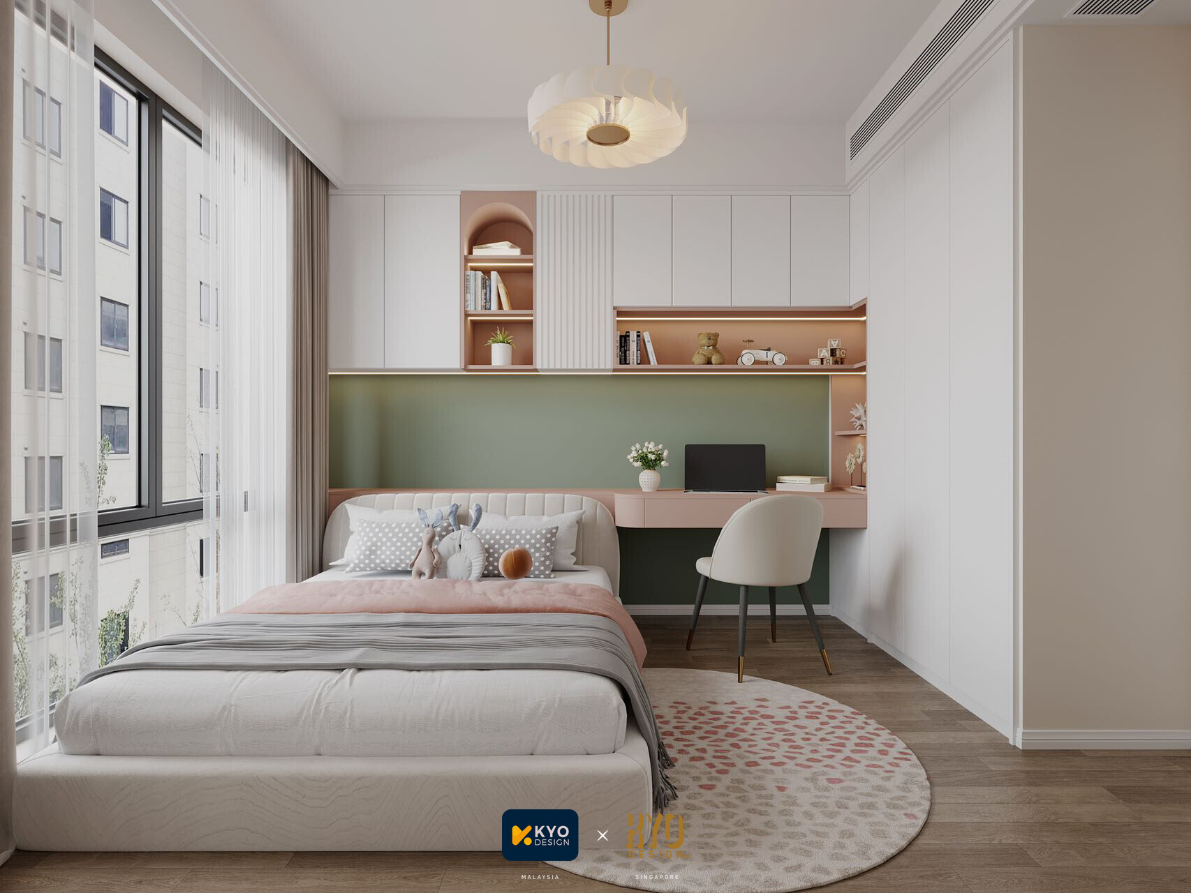 Redefine Interior Design - Modern / Contemporary - Bedroom 2 - New Condo - $180,000