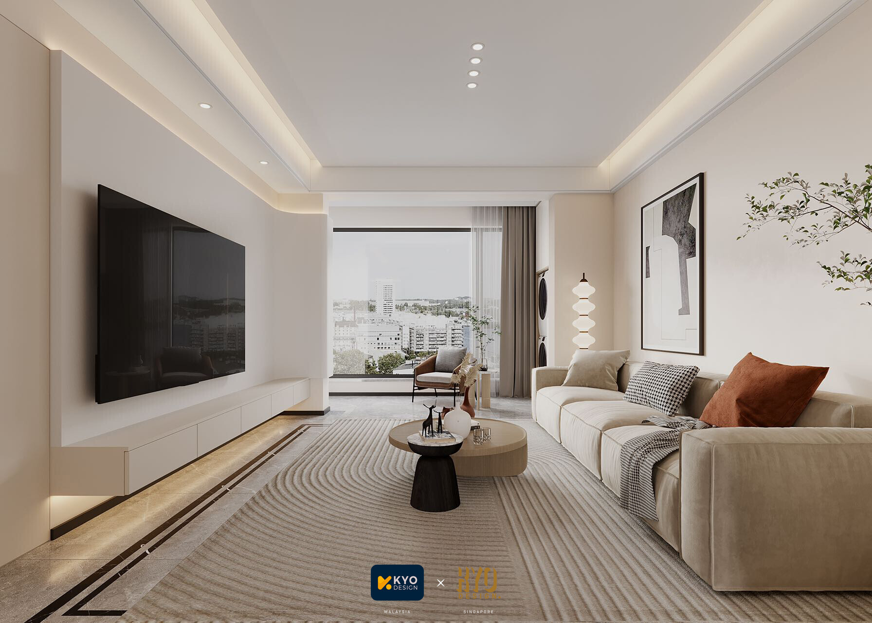 MYD Pleasant Home Design - Modern / Contemporary - Living Room - New Condo - $120,000