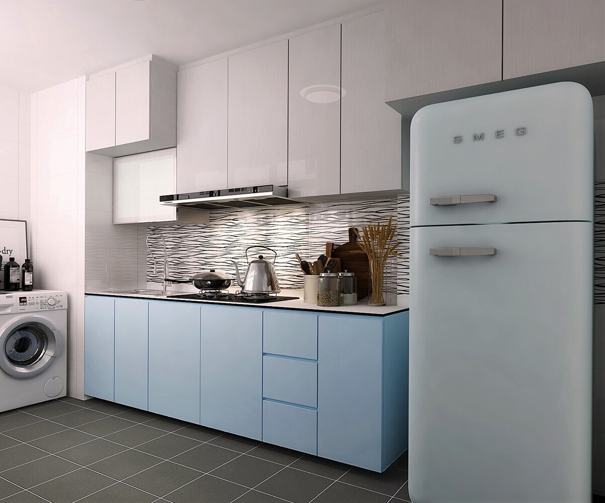 Leppek Construction - Luxury / Glamorous - Kitchen - Resale HDB - $24,000