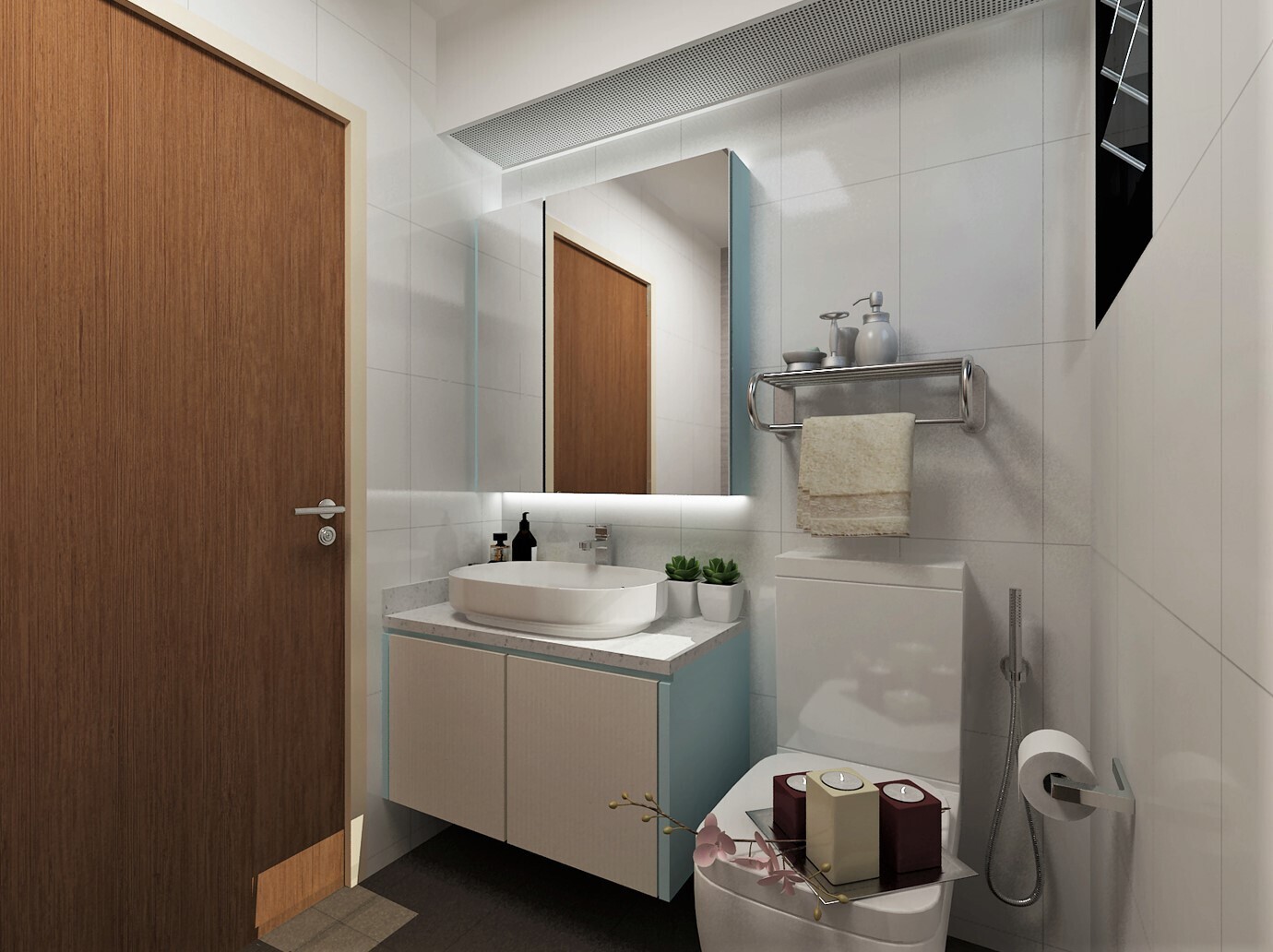 ID Avenue - Modern / Contemporary - Master  Bathroom - Resale HDB - $46,000