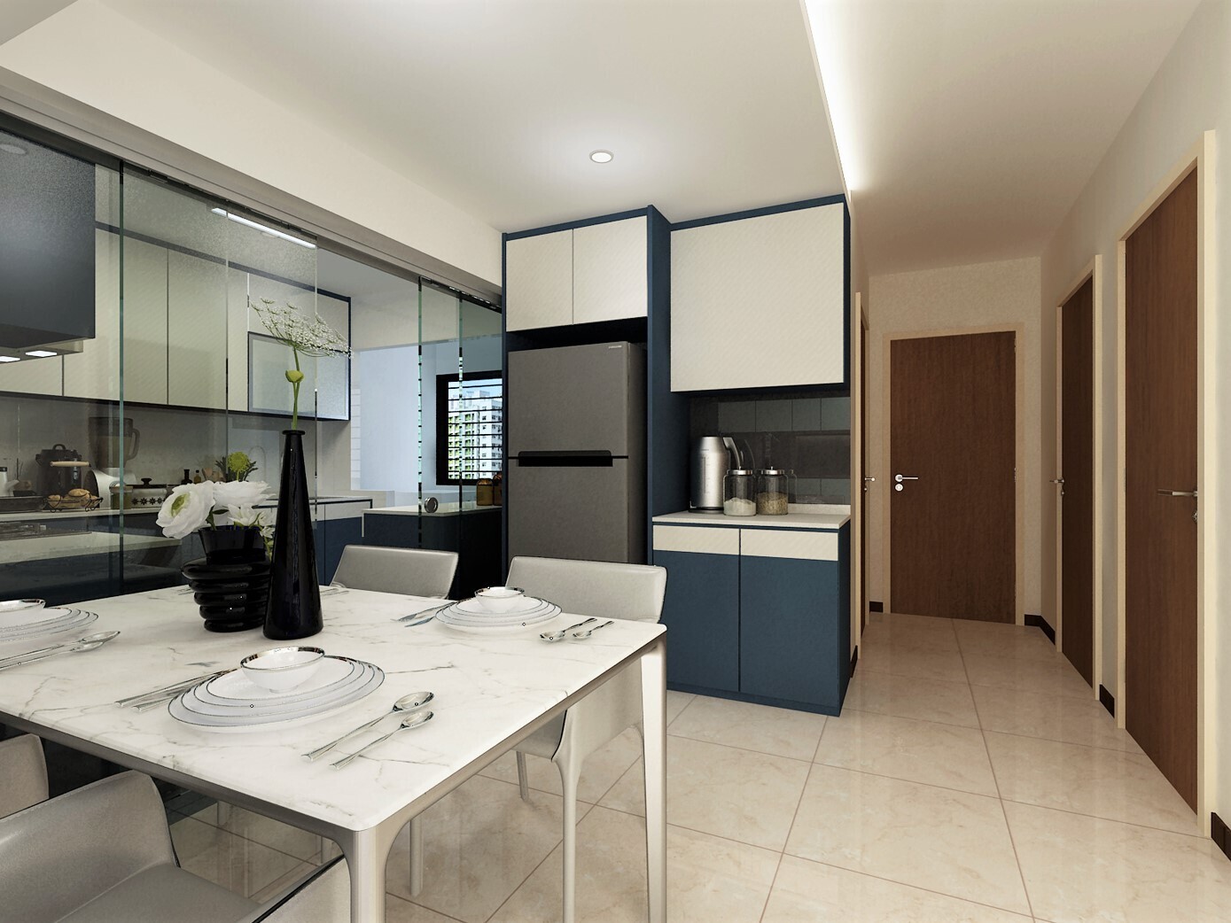 IH Design - Modern / Contemporary - Dining Area - Resale HDB - $46,000