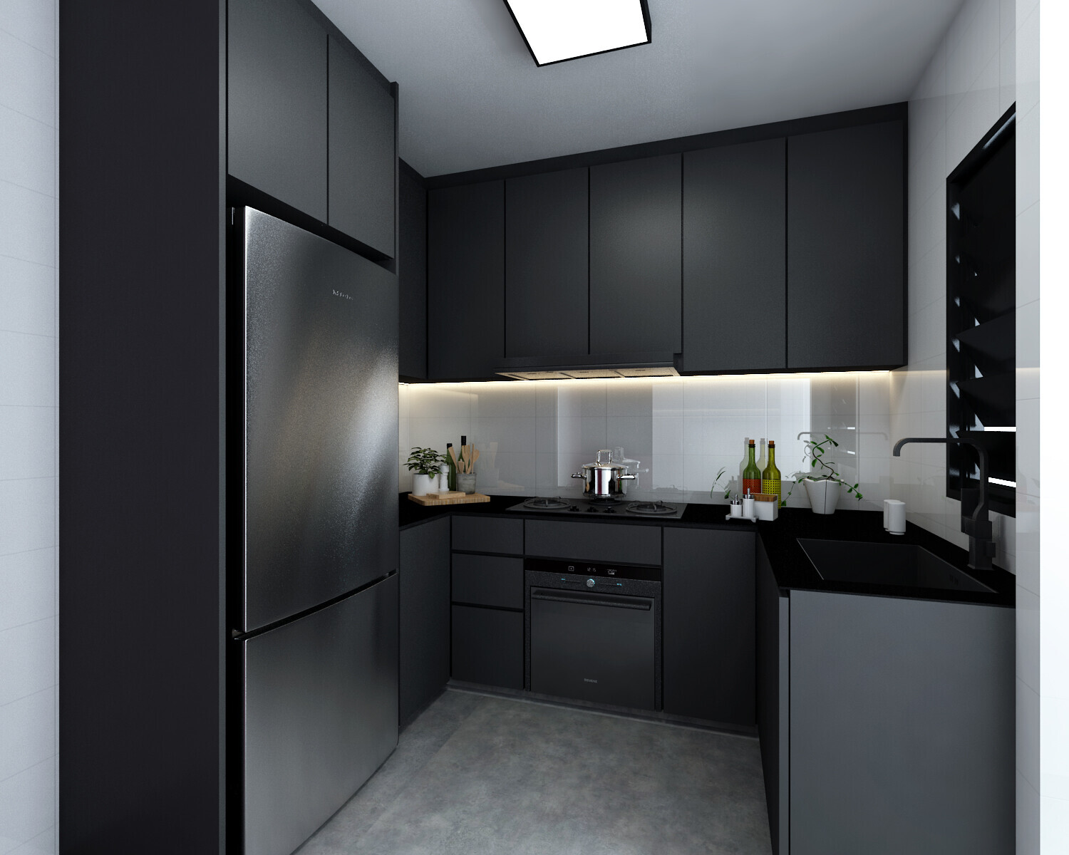 Ideal Haus - Modern / Contemporary - Kitchen - New HDB - $30,000