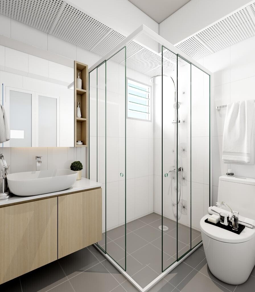 AT Identity Pte Ltd - Minimalistic / Scandinavian - Toilet - New HDB - $40,000