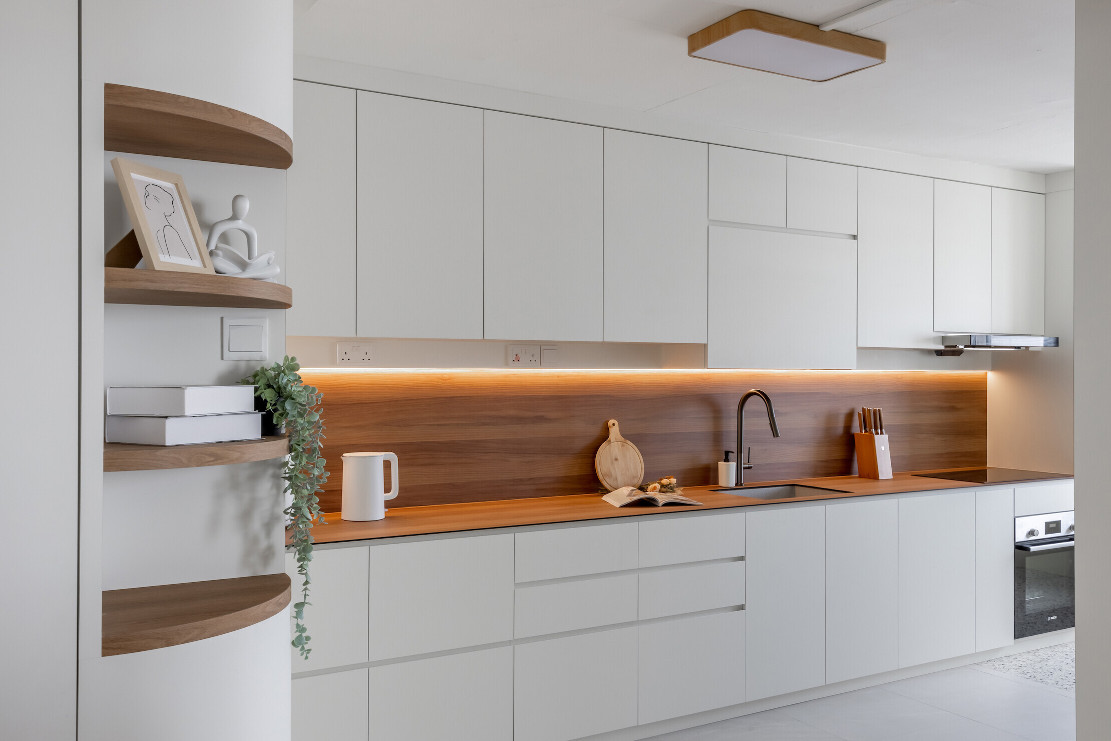 Concrid Interior  - Minimalistic / Scandinavian - Kitchen - Resale HDB - $80,000