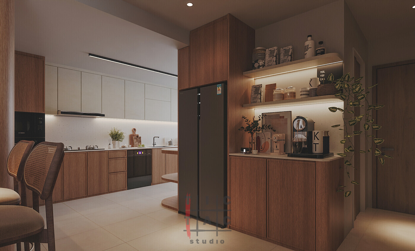 Imperial Concepts - Minimalistic / Scandinavian - Dry pantry - New HDB - $65,000