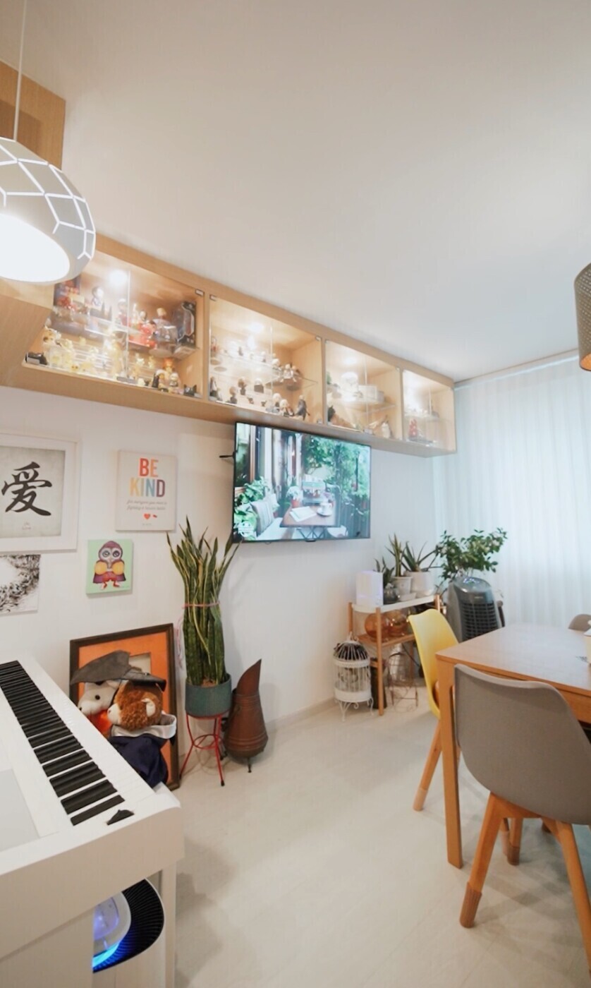 Monochrome Studio - Minimalistic / Scandinavian - Living Room - Resale HDB - $30,000