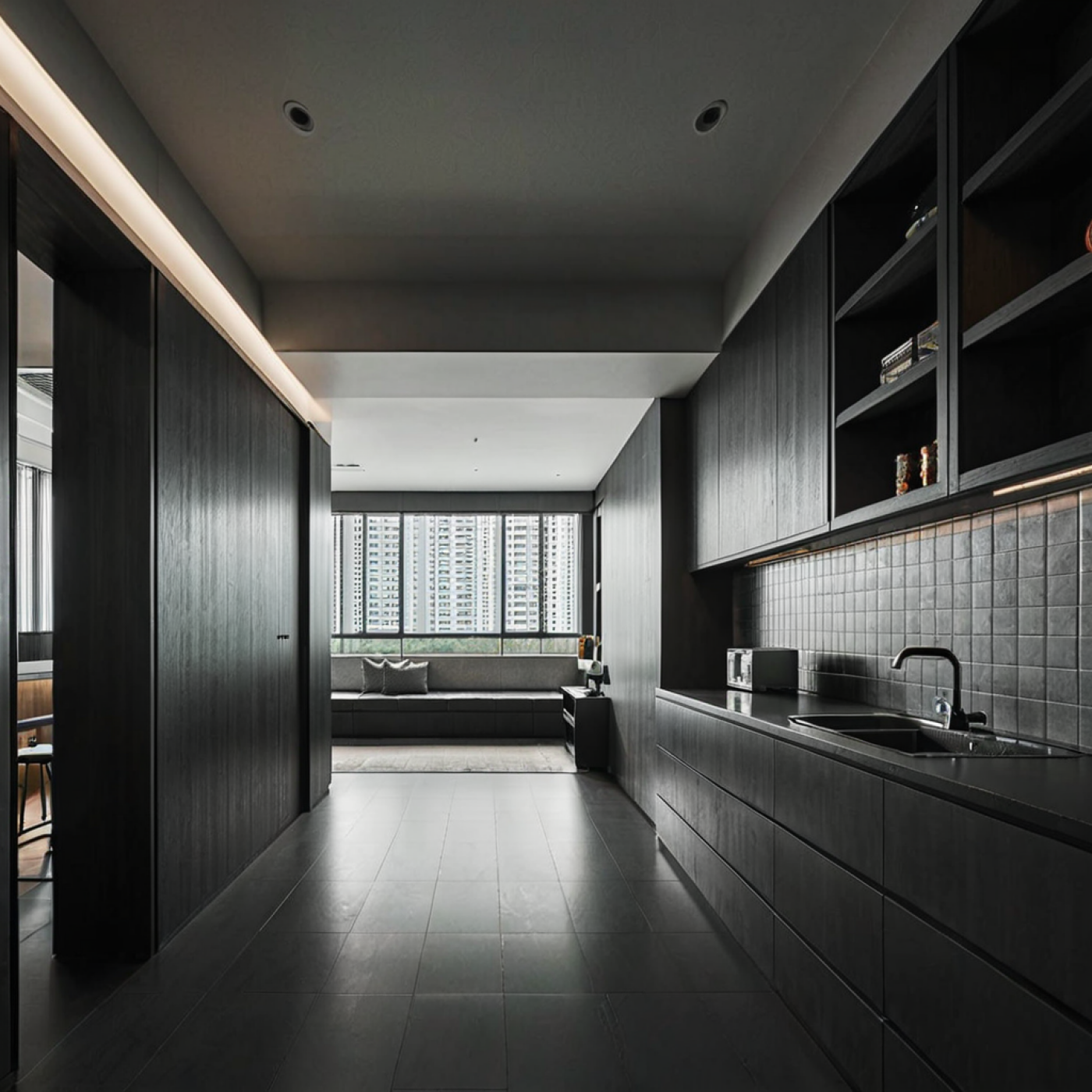 Blackwoods Interior - Black & White -  - Resale Condo - $6,500