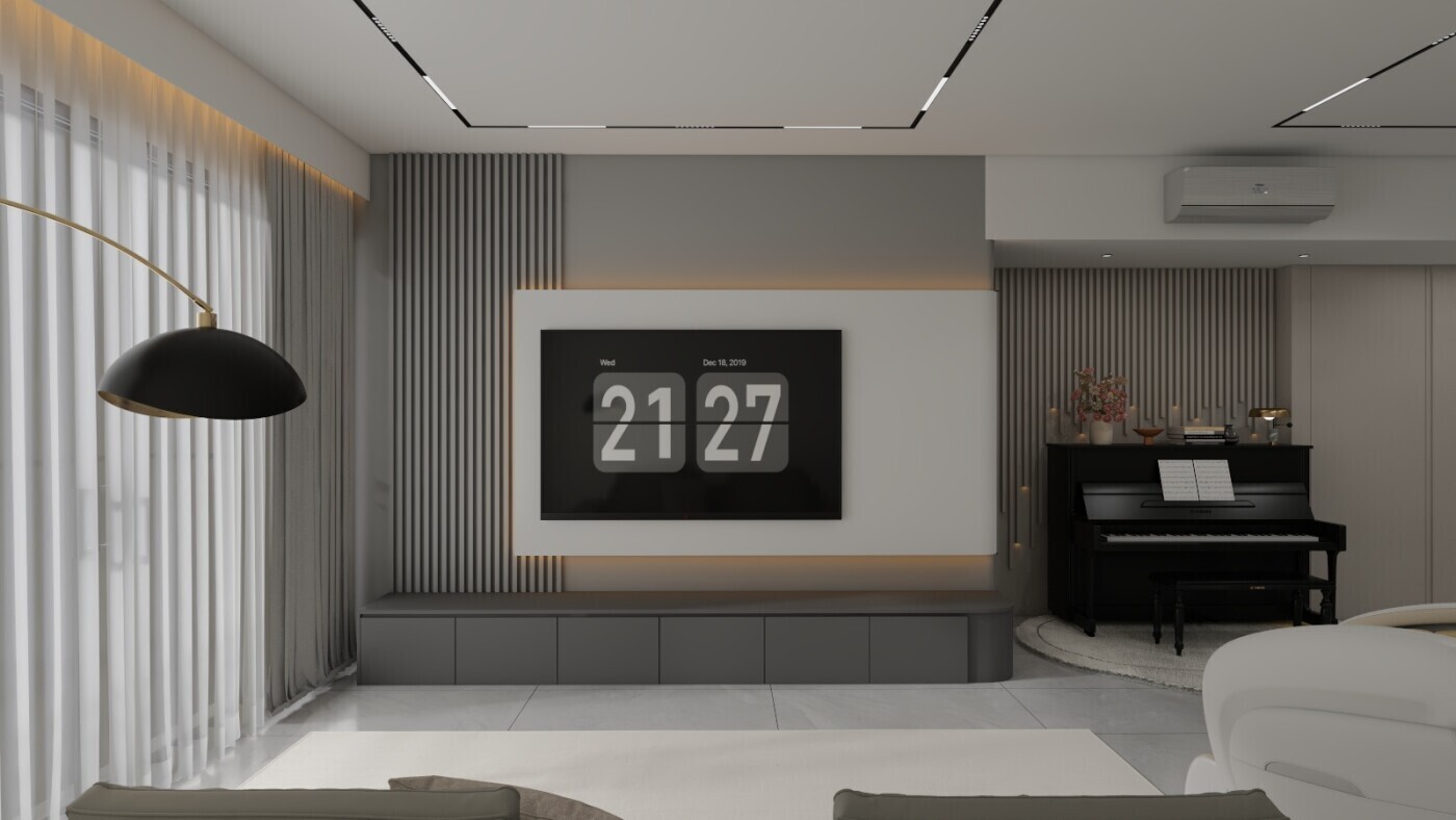 Kwang Fong Design - Luxury / Glamorous - Living & Dinning - Resale Condo - $90,000