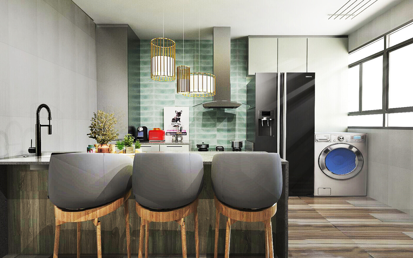 Mablle - Modern / Contemporary - Kitchen - Resale HDB - $90,000