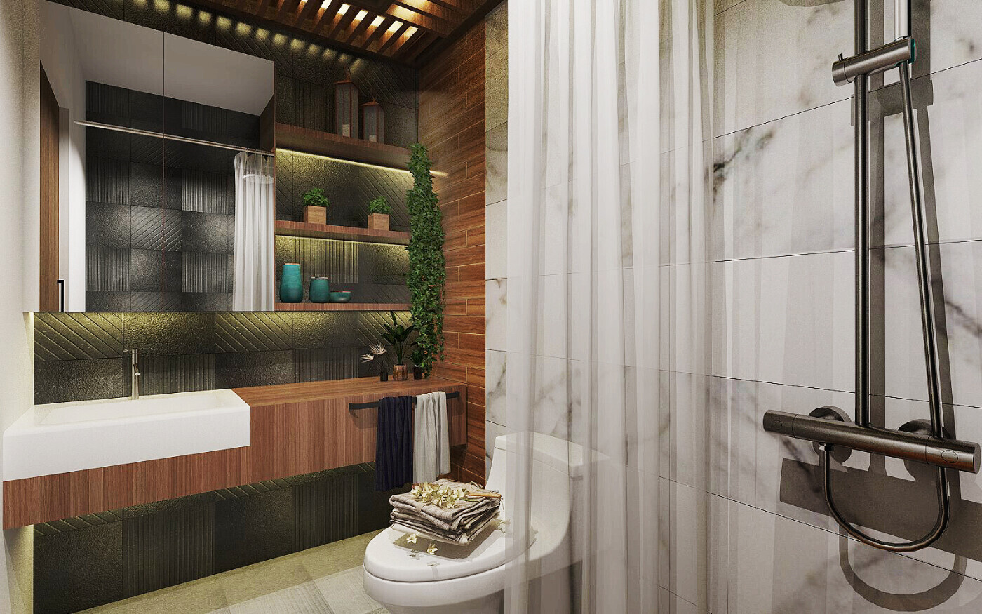 Kwang Fong Design - Modern / Contemporary - Bathroom - Resale HDB - $90,000