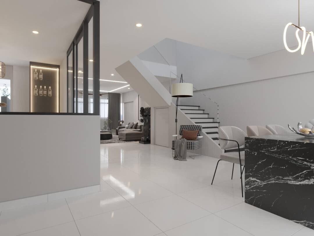 Neoteric Homeworks  - Modern / Contemporary - Living room foyer - Resale HDB - $125,000