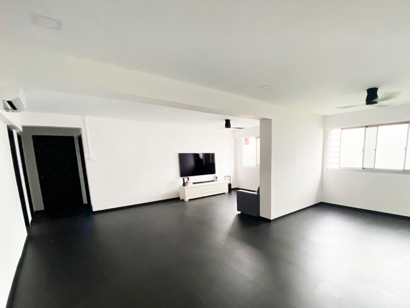 2 Bears Design - Black & White - Living Room - Resale HDB - $55,000