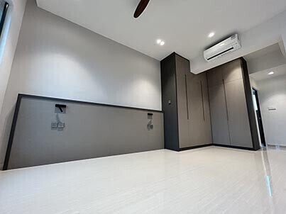 Buildwerkz Builders - Minimalistic / Scandinavian - Master Bedroom - Resale Condo - $120,000