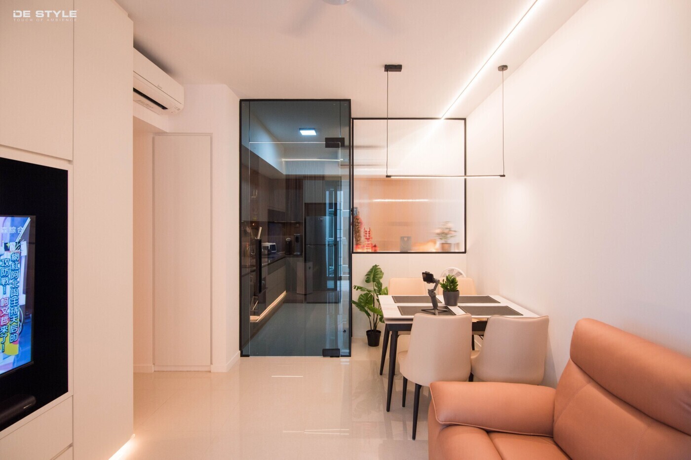 De Style Interior - Minimalistic / Scandinavian - Living - New Condo - $50,000