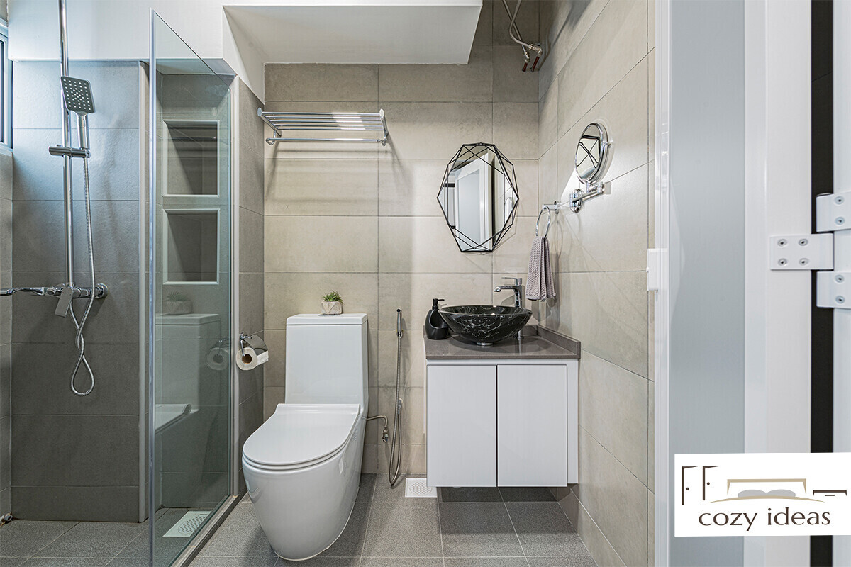 Cozy Ideas - Industrial / Raw - Common Bath - Resale HDB - $40,000