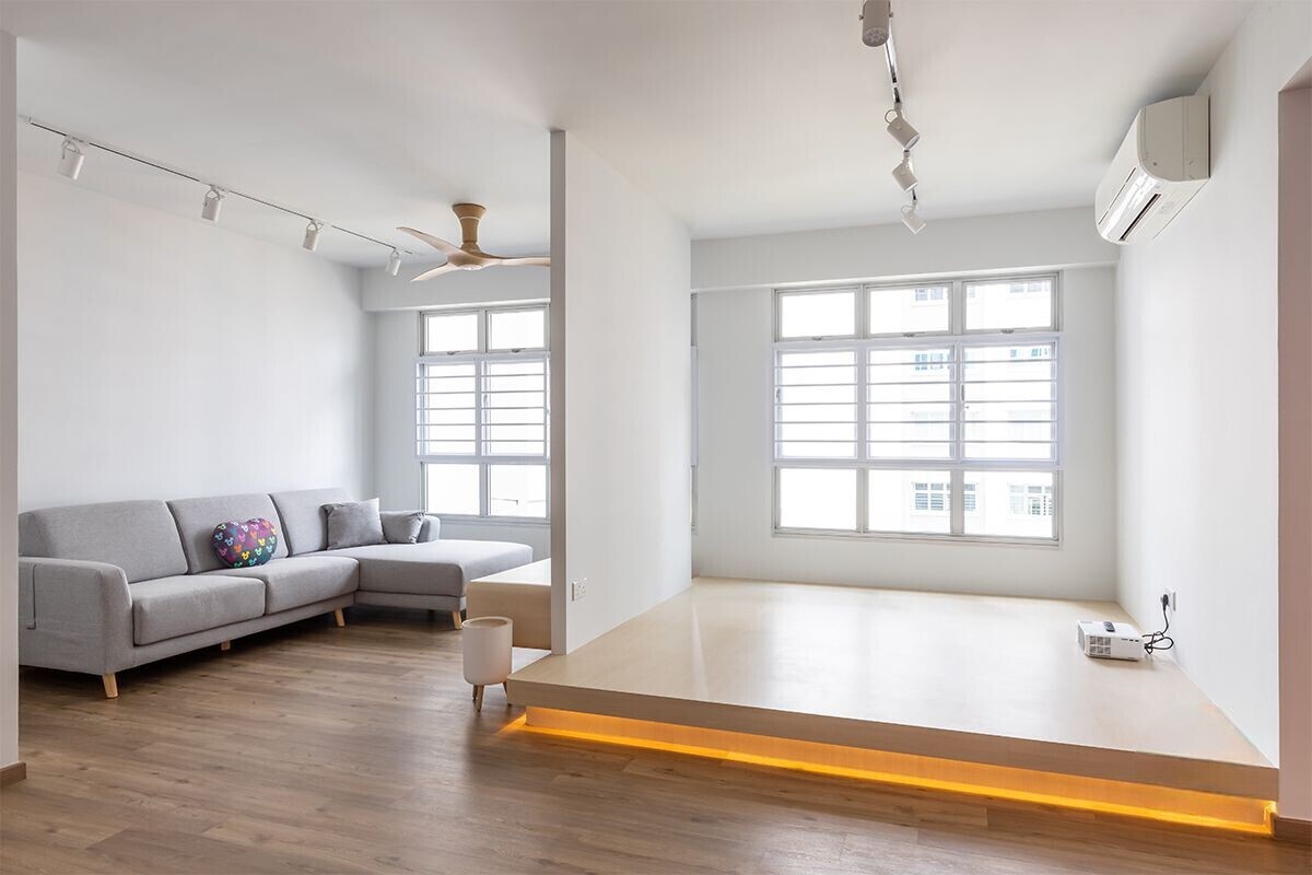 Tic Tac Studio - Minimalistic / Scandinavian - Living Room - Resale HDB - $47,000