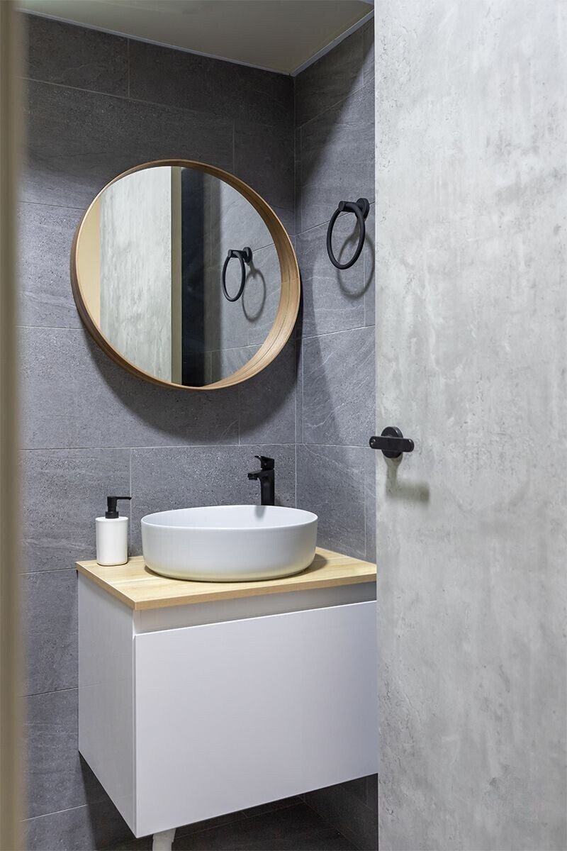 Ace Interior - Minimalistic / Scandinavian - Master Toilet - Resale HDB - $47,000