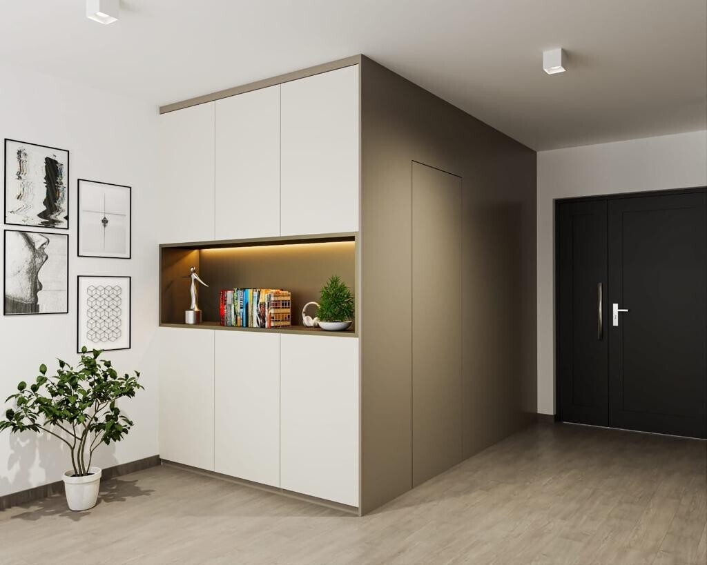 Monochrome Studio - Minimalistic / Scandinavian - Entrance - Resale HDB - $50,500