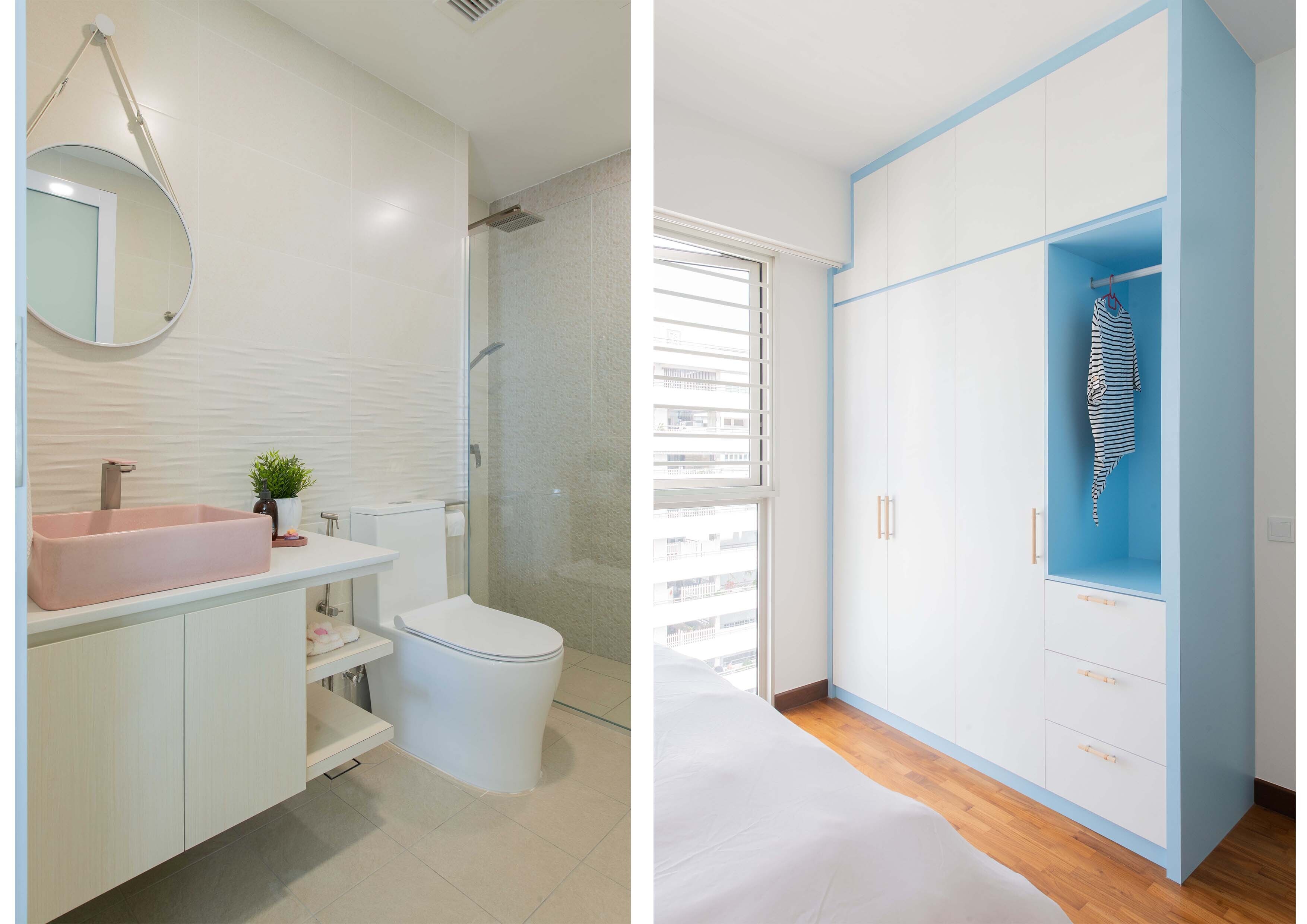 The Interior Place - Modern / Contemporary - BEDROOM 3 & BATHROOM - Resale Condo - $62,000