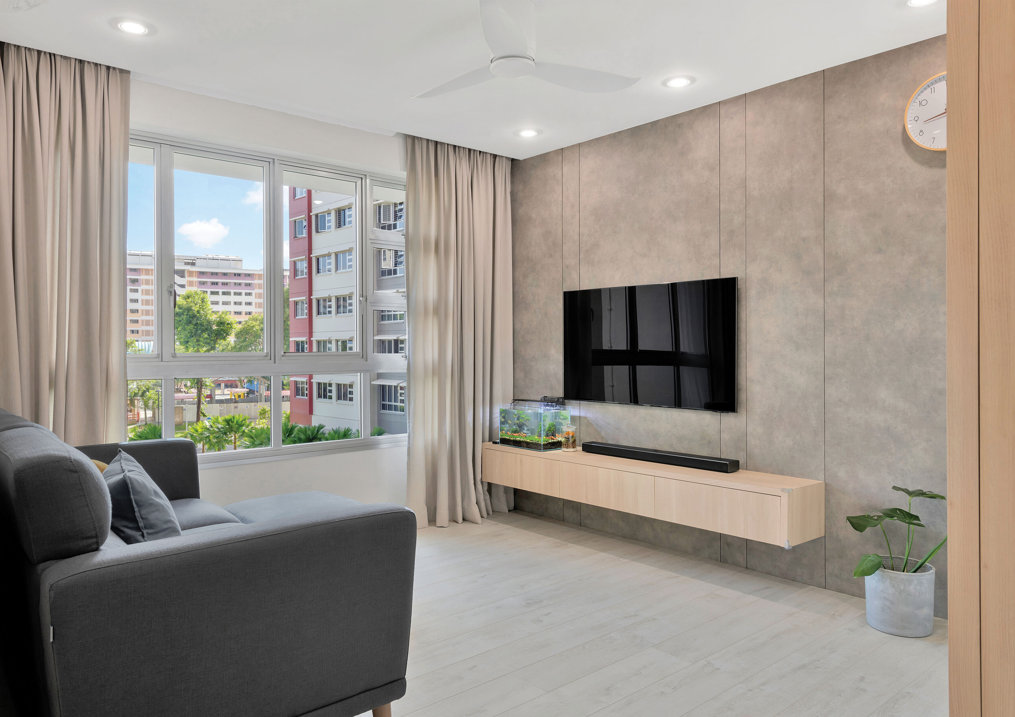 Kwang Fong Design - Modern / Contemporary - Living - New HDB - $46,000
