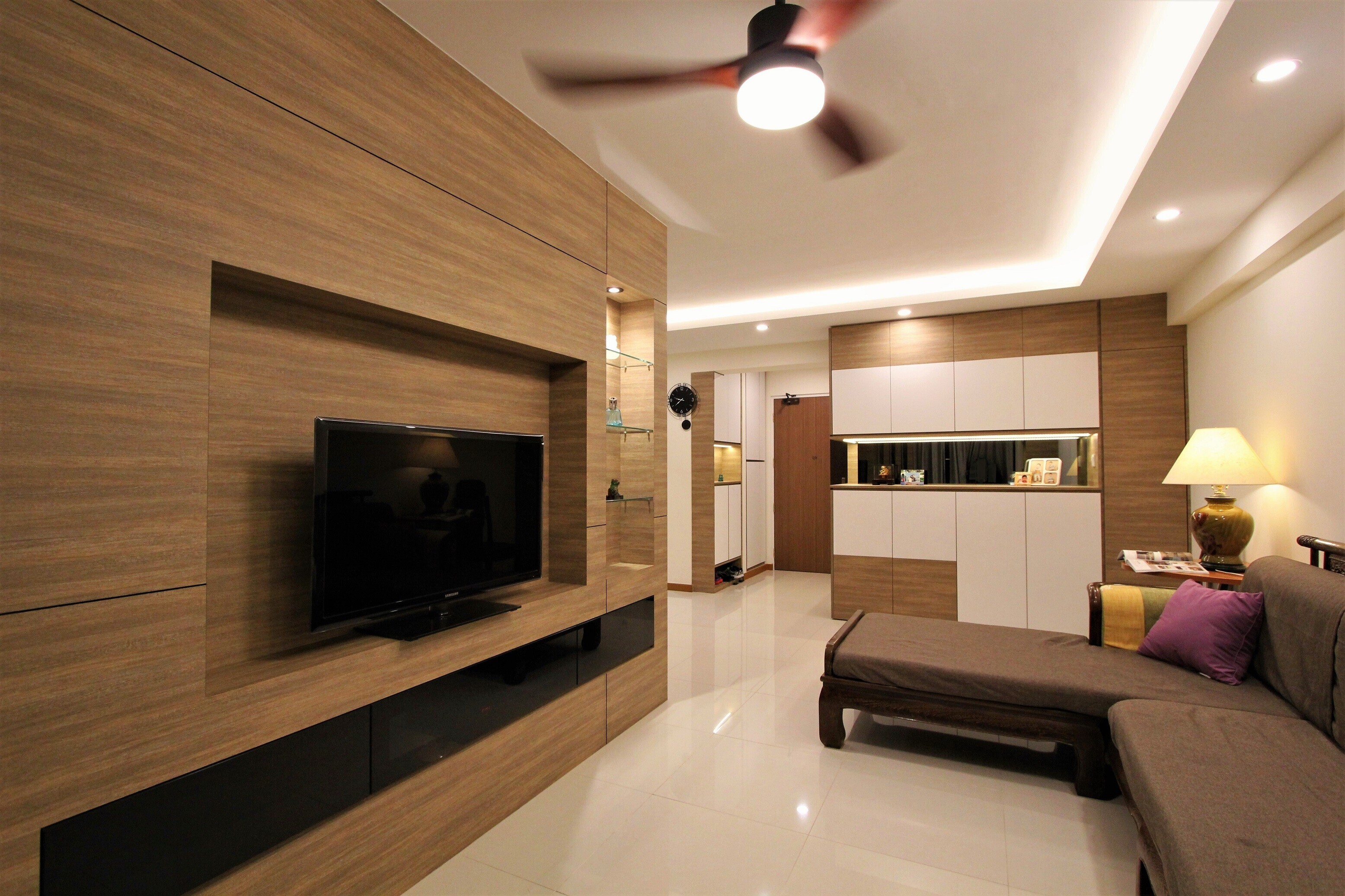 June Interior Design - Retro / Vintage - Living Area - New HDB - $45,000