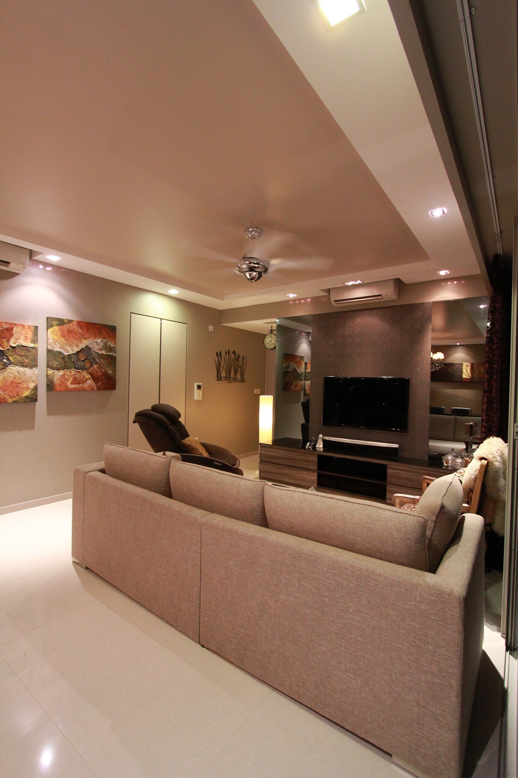 June Interior Design - Balinese / Bohemian - Living Room - New Condo - $35,000