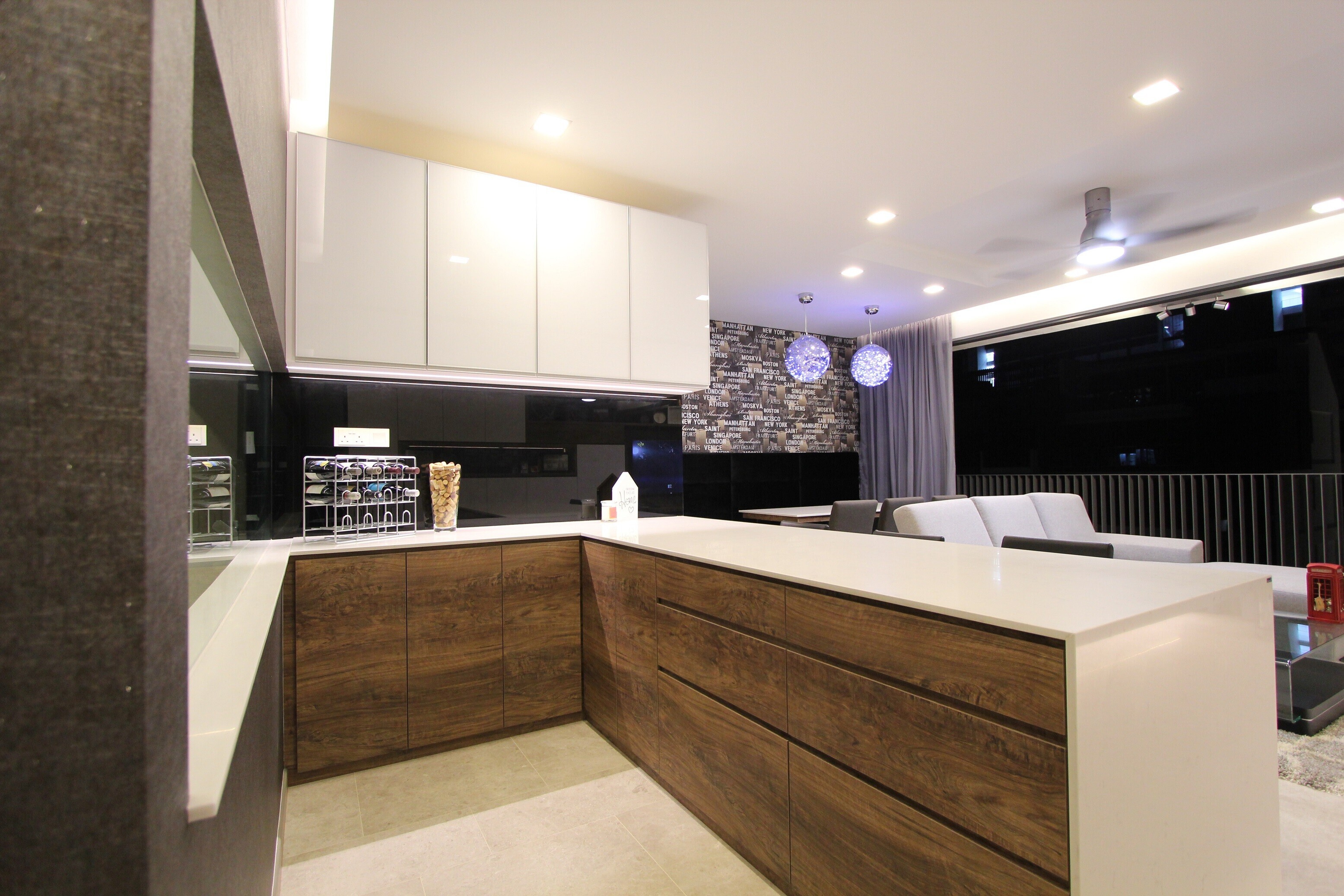 Home Hut Interior - Modern / Contemporary - Dry Kitchen - New Condo - $45,000