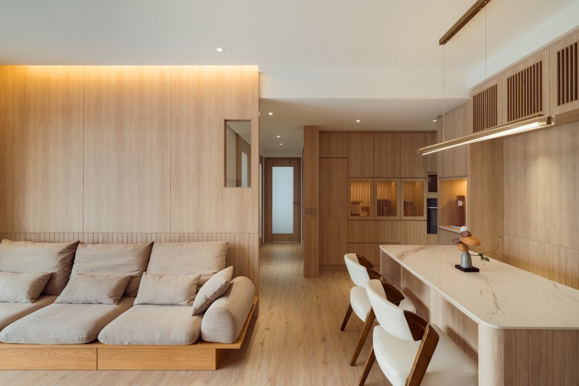 Ngieng Spatial Design - Minimalistic / Scandinavian - Living & Dining Area - Resale Condo - $130,000