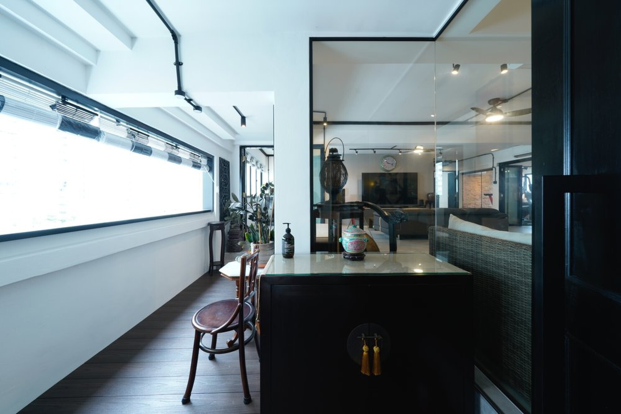 Ngieng Spatial Design - Industrial / Raw - Entrance Area - Resale HDB - $180,000