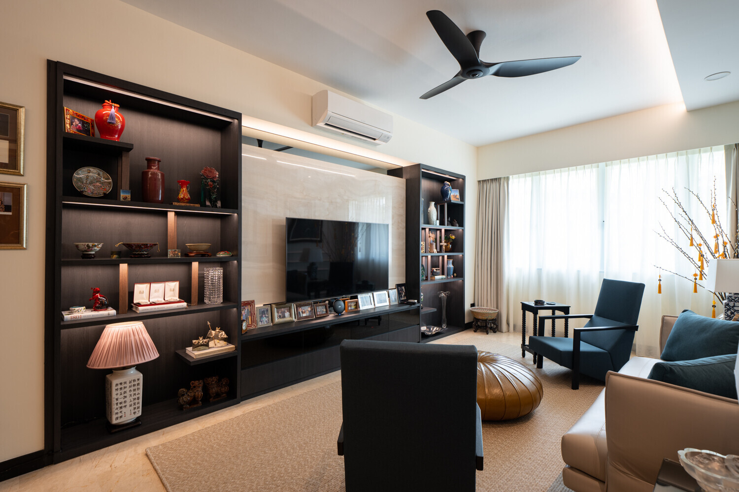 Design 4 Space - Retro / Vintage - Living - Resale Condo - $140,000