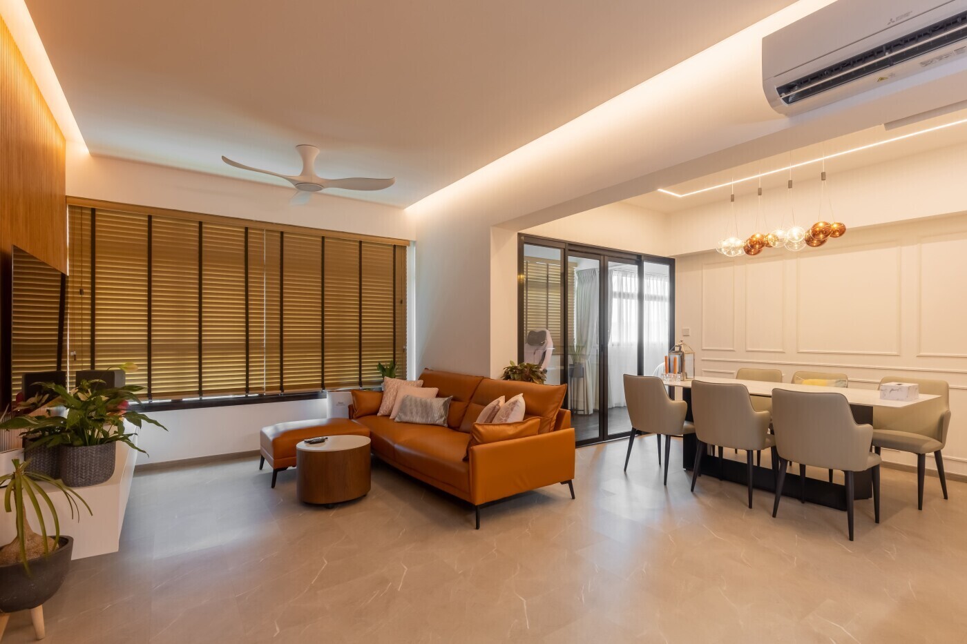 Kenso Art Interiors Pte Ltd - Modern / Contemporary - Living and Dining Room - Resale HDB - $70,000