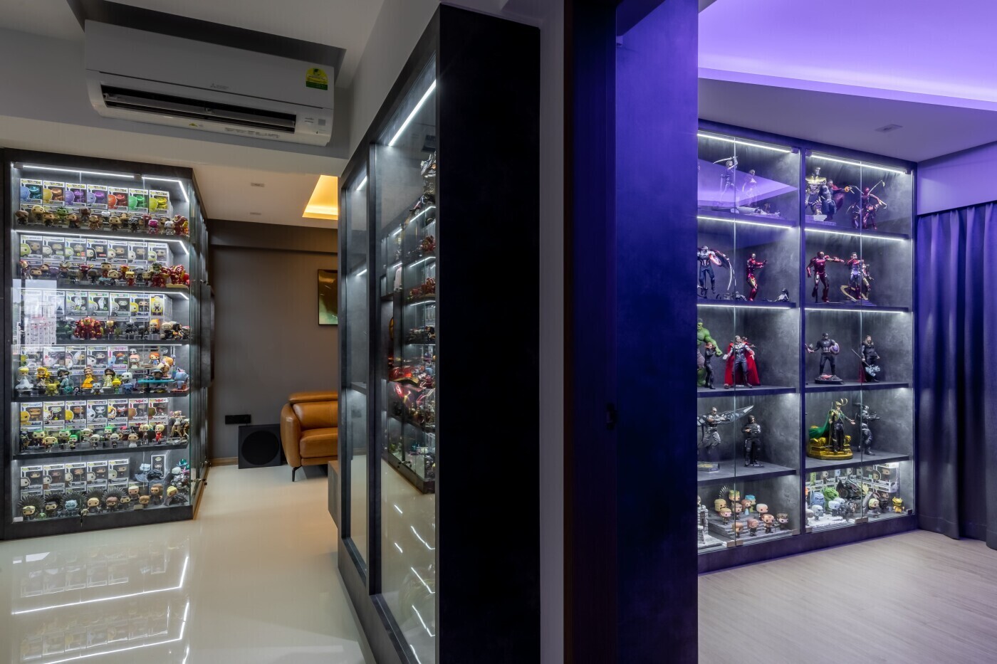 Dezign121 - Luxury / Glamorous - Toy Cabinet - New HDB - $65,000