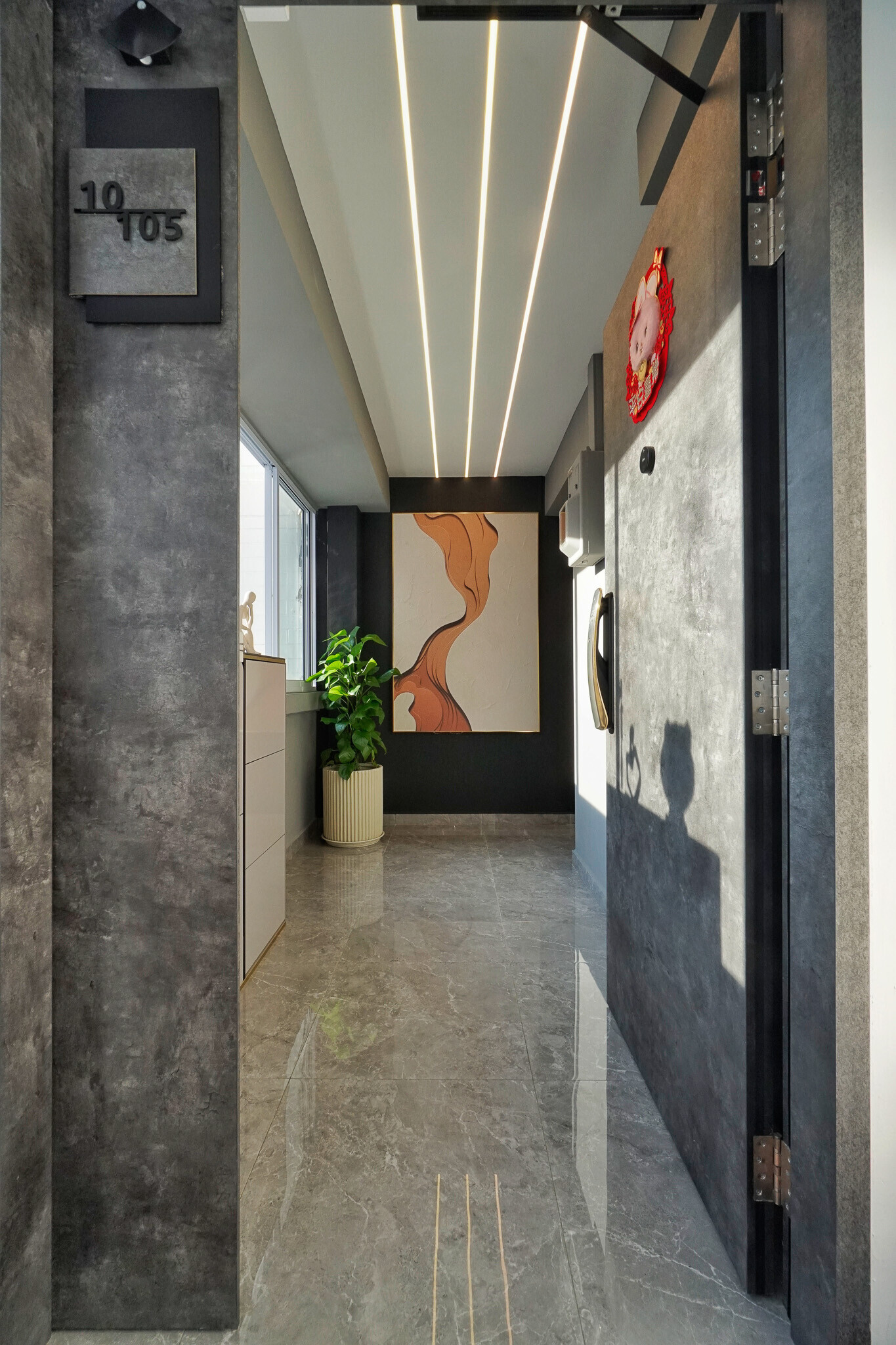 Groove Interior - Modern / Contemporary - Foyer - Resale HDB - $52,803